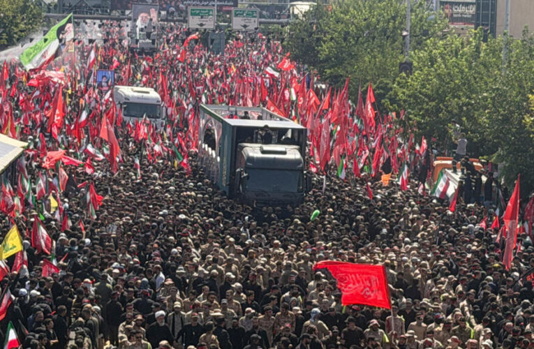 ‘Genuine admiration and emotion’ in Tehran’s streets as Iran mourns supreme leader