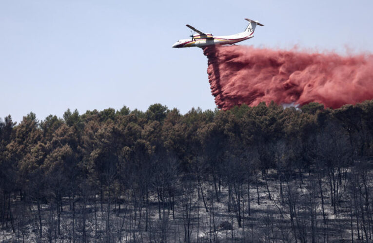 Fast-moving wildfire forces hundreds of evacuations in southern France