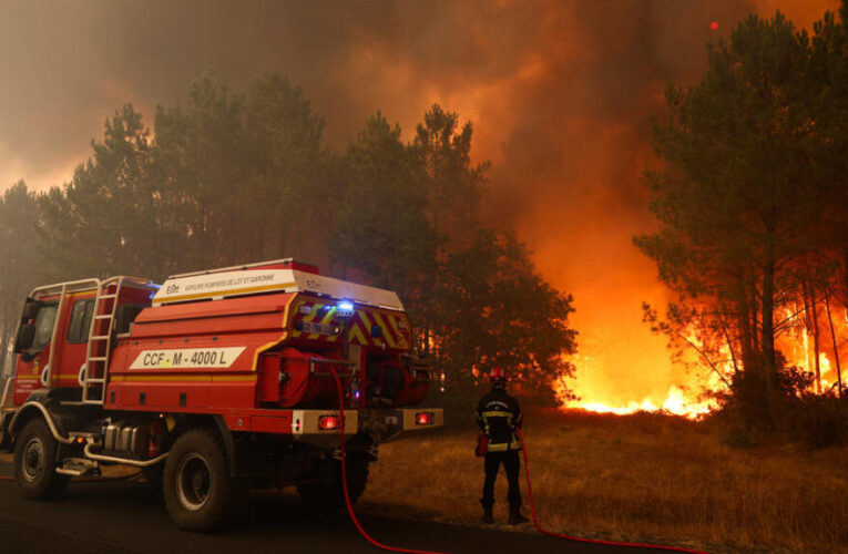Thousands evacuated due to wildfire in France’s southwest