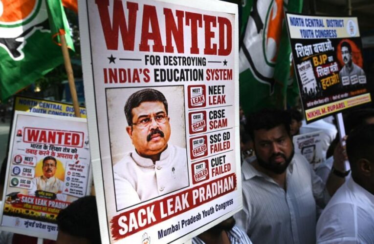 Indian education minister resigns after mass protests over exam paper leaks