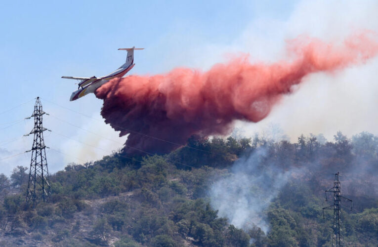 What to know about the red fire retardant being used against wildfires