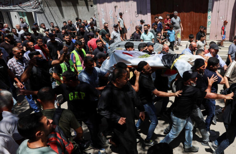 Gazans mourn aid worker killed by Israel who organised public World Cup screenings