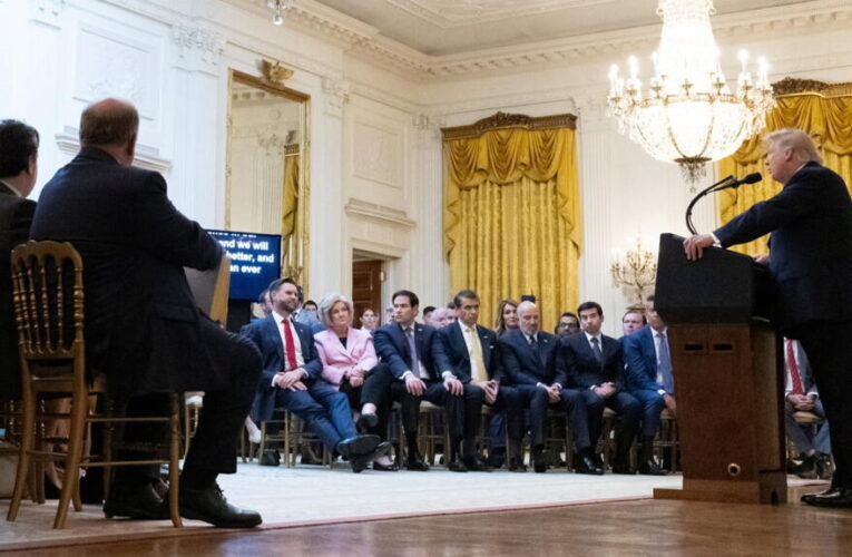US media split on airing Trump’s speech heavy with unproven claims