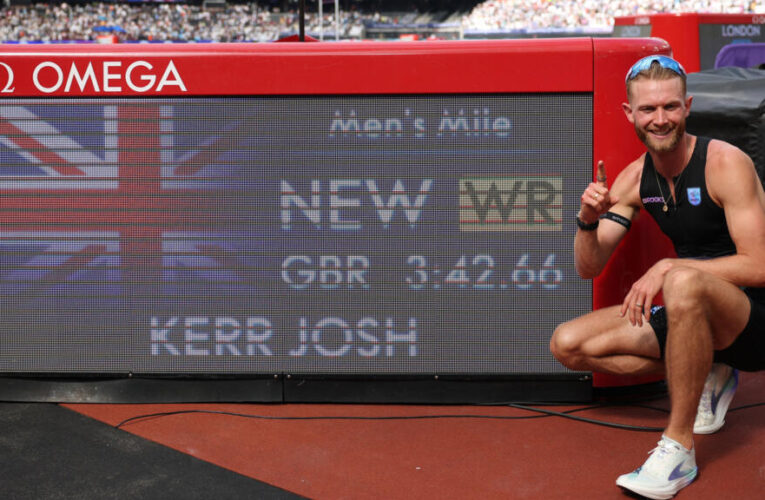 Josh Kerr smashes men’s mile world record that stood unbroken since 1999