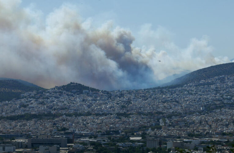 Greece orders partial evacuation of Athens suburb as wildfire burns