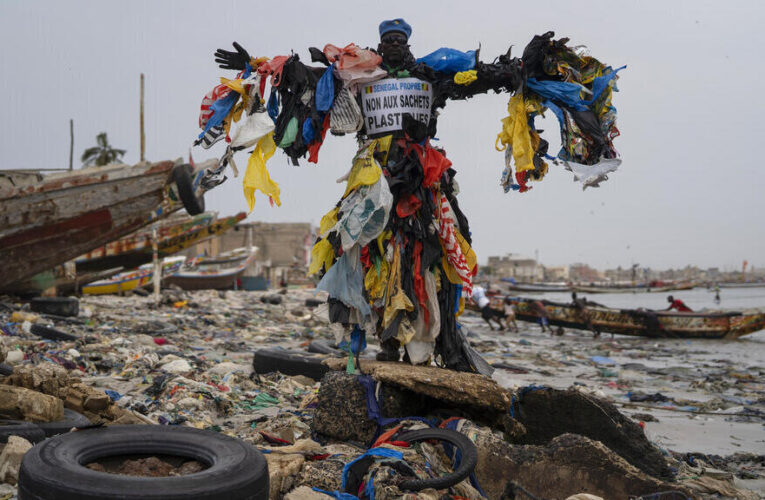 Senegal’s ‘plastic man’ helps raise awareness about plastic pollution