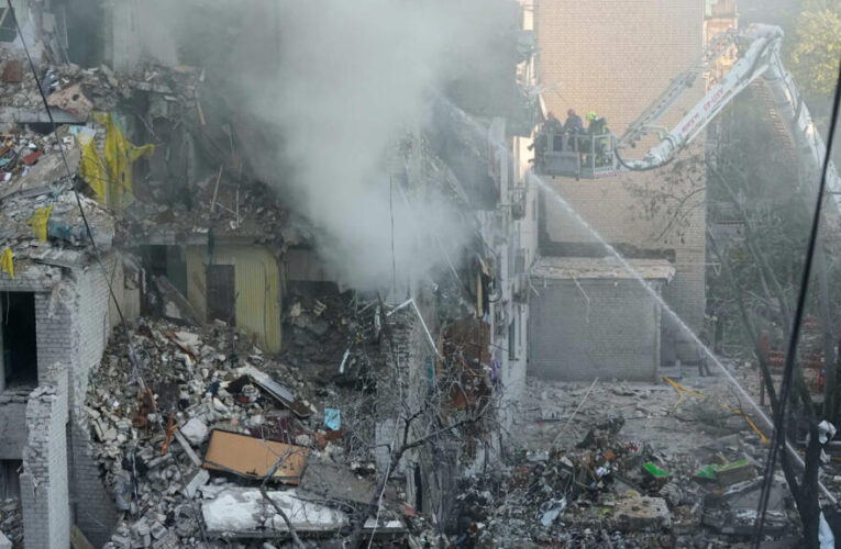 Kyiv residents reel after largest Russian attack on city kills at least 13