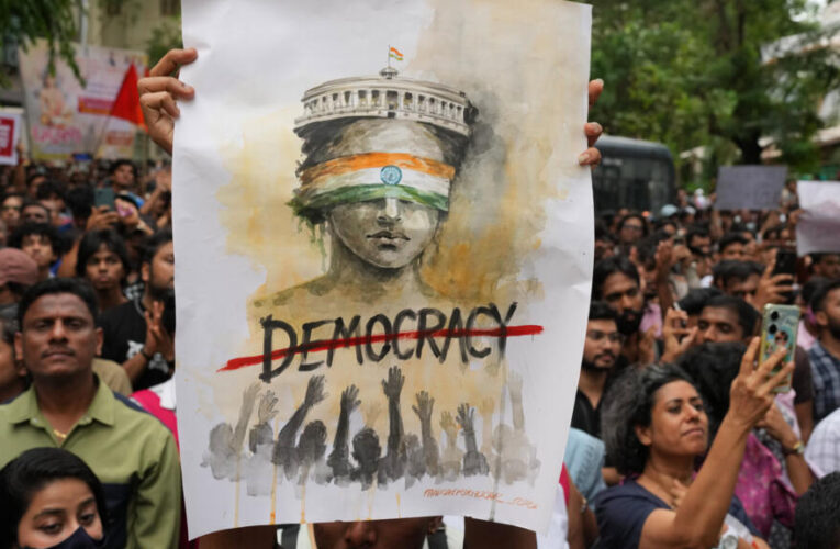 India’s Cockroach party leads thousands of youth in protest to parliament
