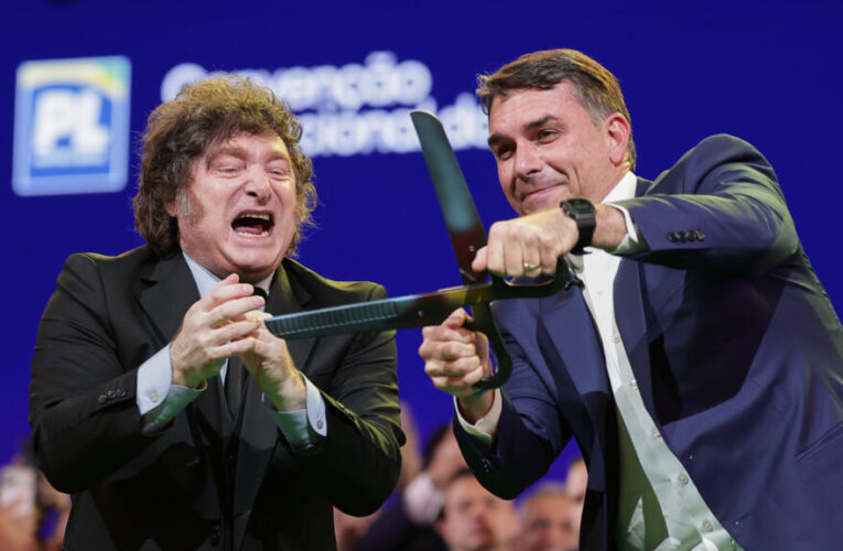 Brazil recalls Argentina ambassador after Milei insults Lula at Flavio Bolsonaro campaign launch