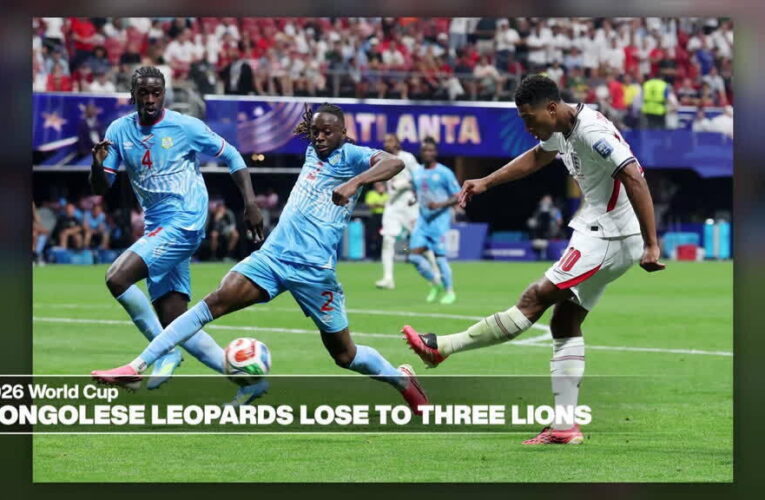 Congolese Leopards lose to Three Lions