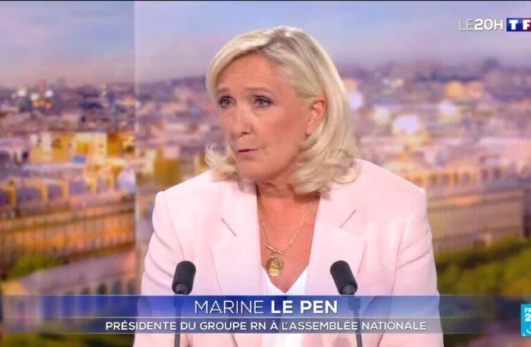 France’s Le Pen says still running for president, despite embezzlement conviction confirmed