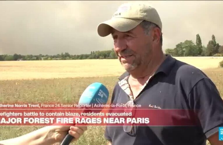 ‘It’s a monster’: FRANCE 24 speaks to resident evacuated due to the Fontainebleau fire