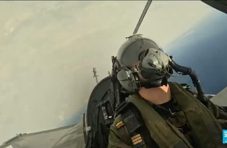 Aboard French fighter jets defending European borders from Russia