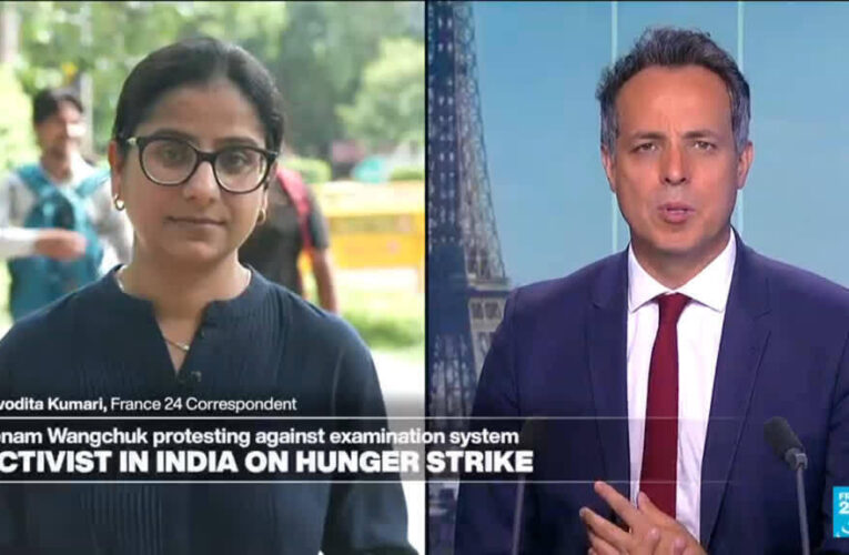 Indian activist on hunger strike for 20 days taken to hospital