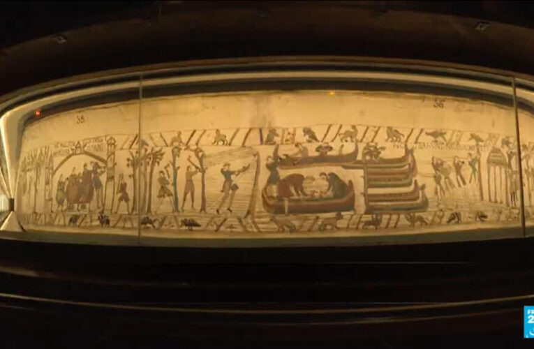 The Bayeux tapestry arrives in London for display at British Museum