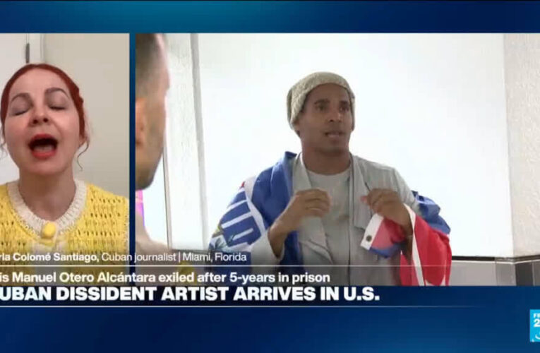 Cuban dissident artist arrives in US after 5-years in prison