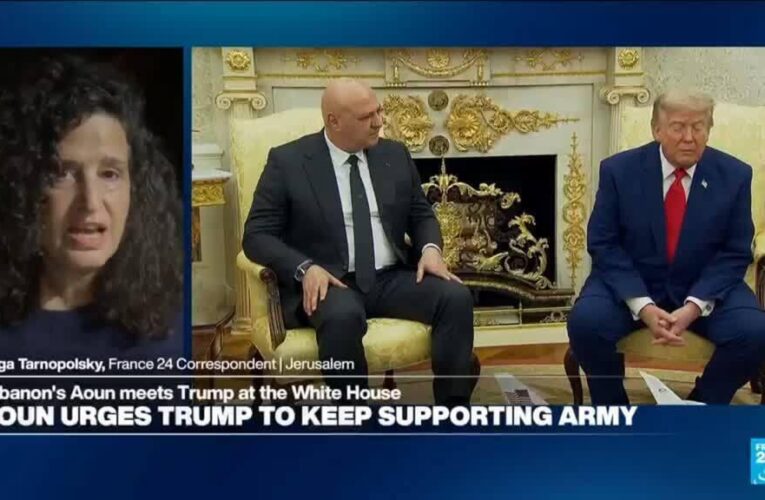 Lebanon’s president urges Trump to ‘keep supporting’ its army