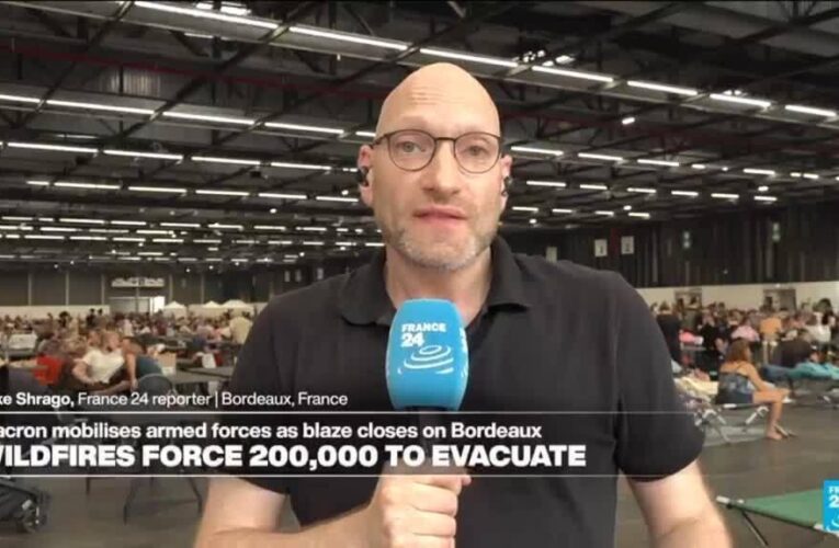 Wildfires force 200,000 people to evacuate in the southwest of France