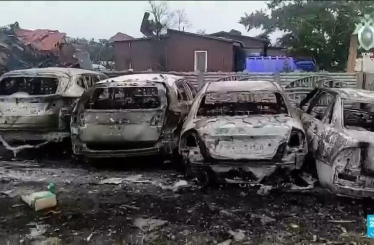 Deadly attack on holiday camp in Russian-held part of Ukraine, officials say