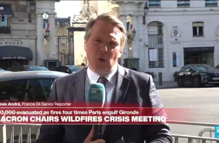 Macron calls crisis meeting as monster wildfires drive 250,000 from their homes