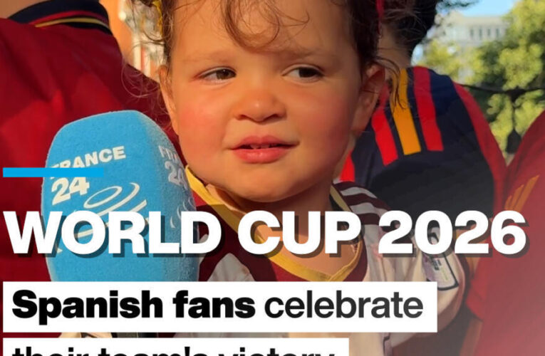 World Cup 2026: Spanish fans celebrate their team’s victory in New York