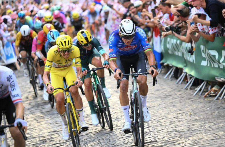 Tour de France: Mathieu van der Poel wins legendary final stage