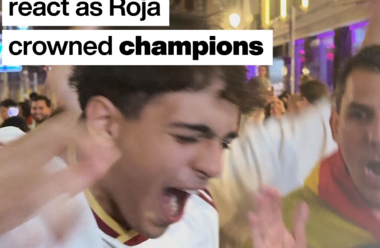 Madrid fans react to Spain’s World Cup win