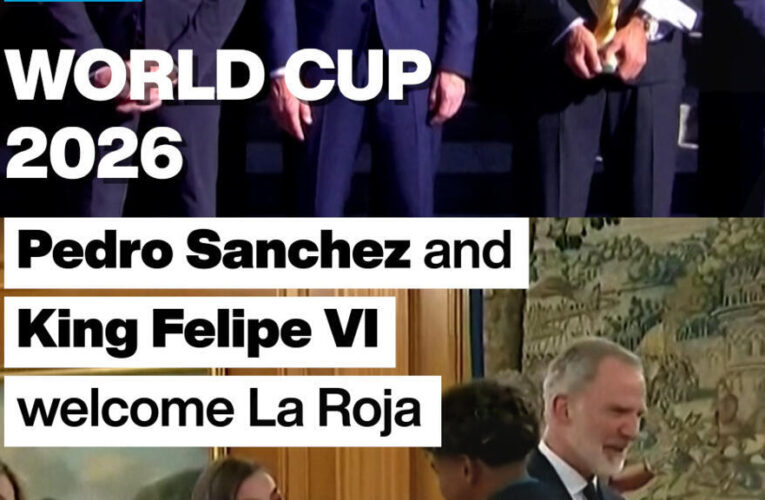 World Cup 2026: Pedro Sanchez and King Felipe VI welcome La Roja