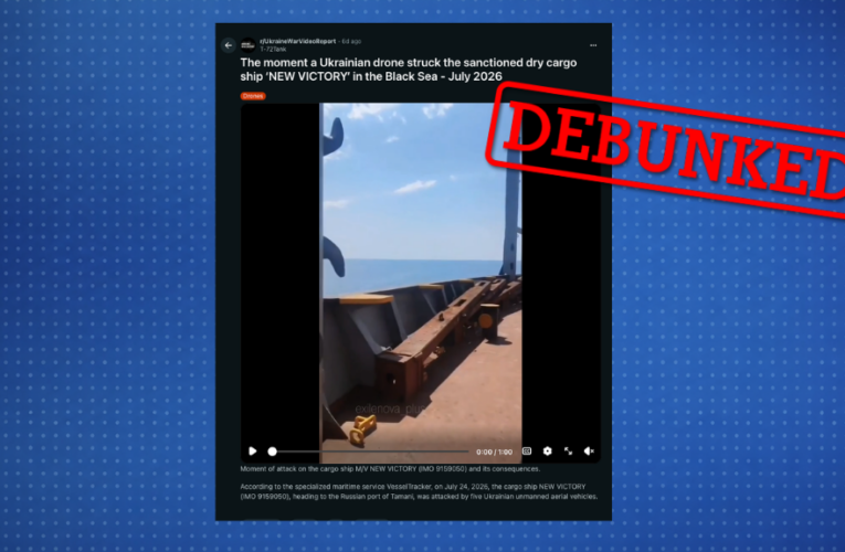 No, this video does not show a drone attack on ships in Egypt
