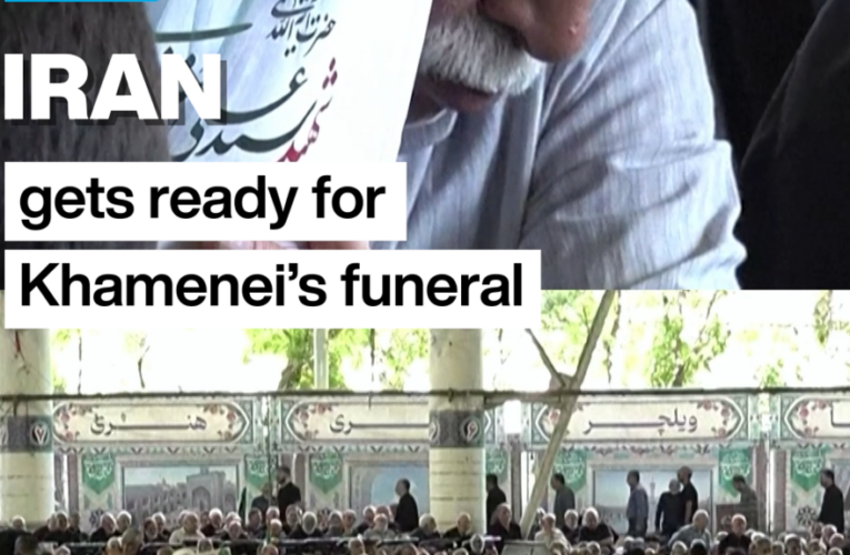 Iran gets ready for Khamenei’s funeral