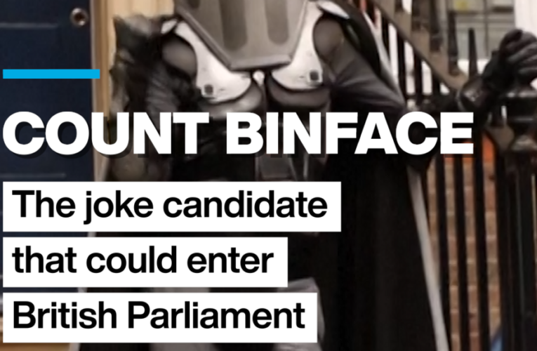 Count Binface: The joke candidate that could enter the British Parliament