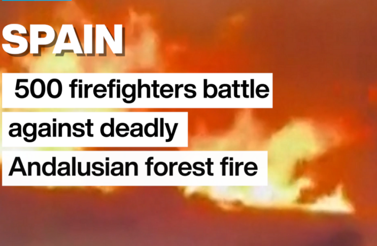 Spain: Deadly wildfire roars through southern Spain
