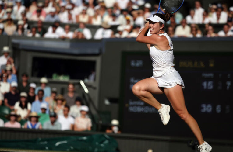 Noskova survives tearful meltdown to win first Wimbledon title