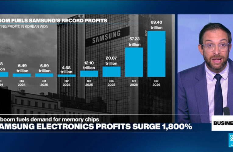 Samsung Electronics profits surge 1,800% annually amid artificial intelligence spending boom