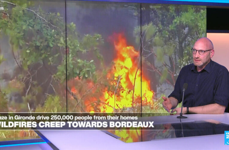 Back from Gironde: France 24’s Luke Shrago gives firsthand account of fires