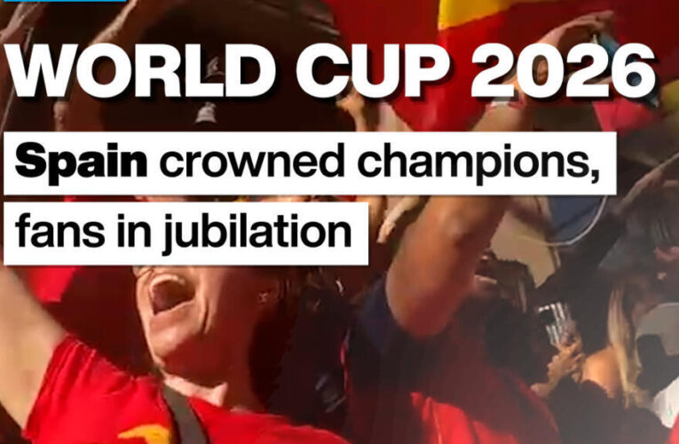 World Cup 2026: Spain crowned champions, fans in jubilation