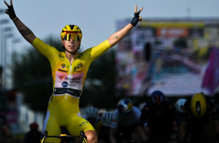 Wiebes wins second consecutive Tour de France Femmes stage