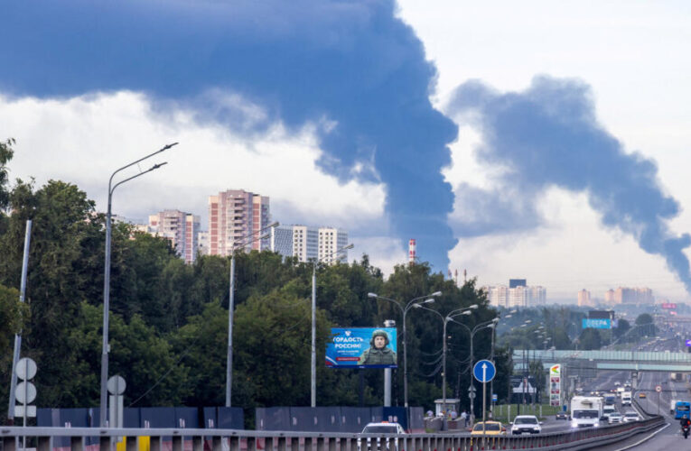 Ukrainian drone strikes on Russia kill at least six, spark fire at Wildberries warehouses