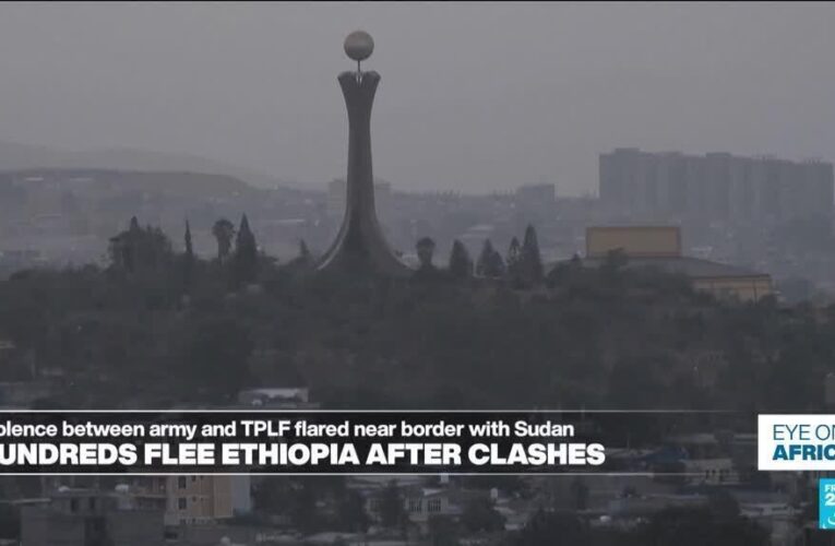 Hundreds flee Tigray after fighting flares near border