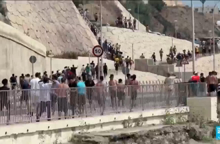 Ceuta: 60,000 cross the border, 57 died