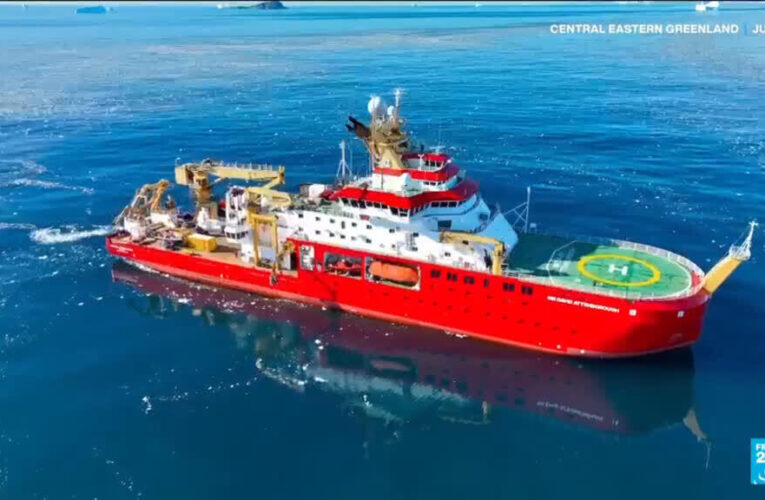 Scientists study Greenland’s melting ice