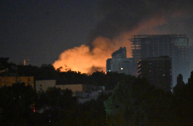 Russian attack on Ukrainian capital kills at least nine people
